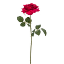 Sztuczny kwiat RÓŻA bordowa 53 cm