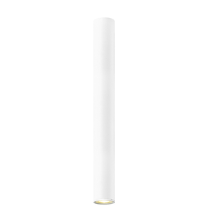 Lampa sufitowa długa tuba biały mat LOYA 55 cm