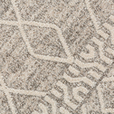 Dywan etno w romby beżowy PAULA 160x230 cm