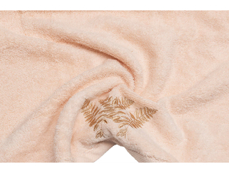 Ręcznik bawełniany beżowy LANNA 70x140 cm