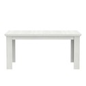 Stół rozkładany biały KALIKST 160 cm