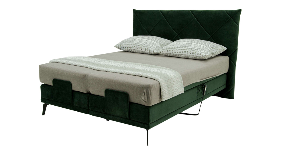 Łóżko kontynentalne z elektryczną regulacją PAVO 160x200 cm 