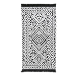 Dywan z frędzlami - czarny ETNA 60x100 cm