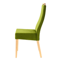 Krzesło welurowe oliwkowe JOEL