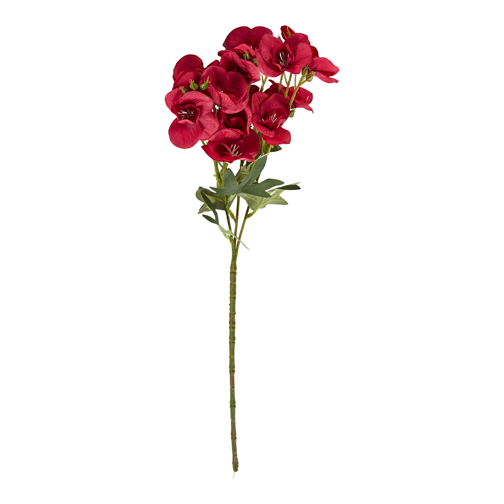 Czerwony dekoracyjny kwiat