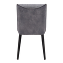 Krzesło tapicerowane szare RUFUS