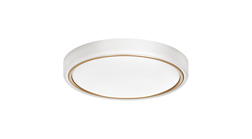 Plafon LED okrągły biało-złoty AJE-VERDI