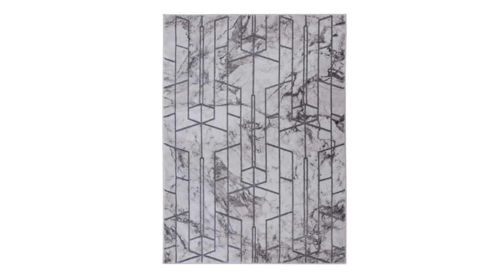 Dywan geometryczny elegancki marmur TURKLER 80x140 cm