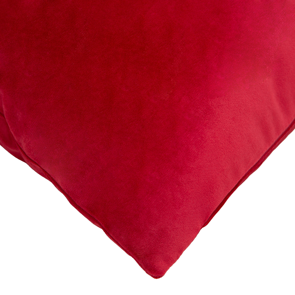 Poszewka dekoracyjna czerwona ELFO 45x45 cm
