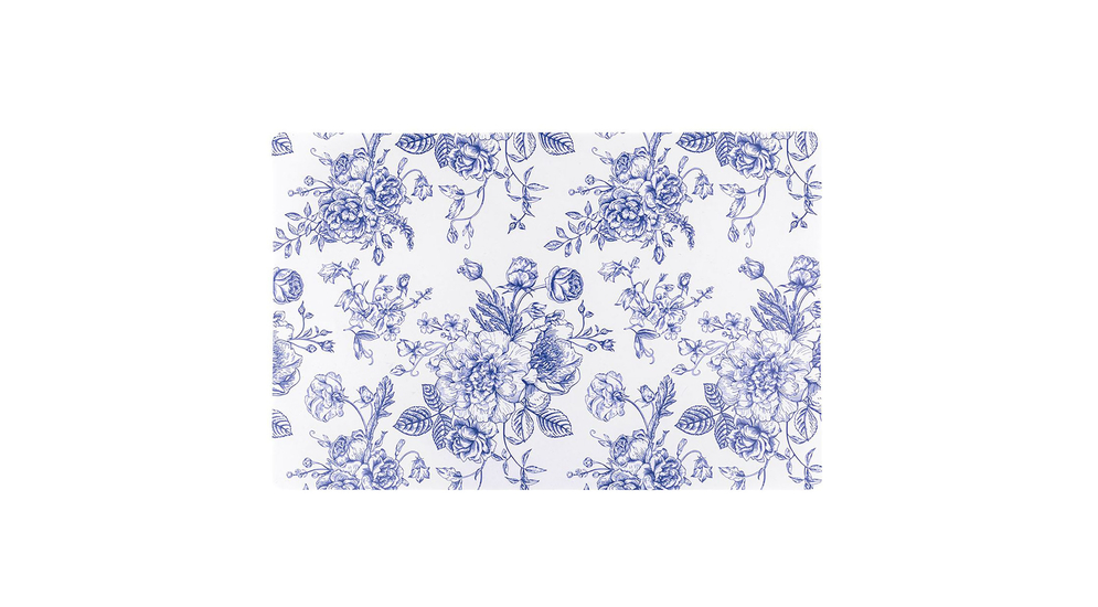 Podkładka stołowa w niebieskie kwiaty ELISABETH 28x43 cm