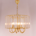 Lampa wisząca glamour złota PARIS 40 cm