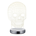 Lampa dekoracyjna LED czaszka SKULL