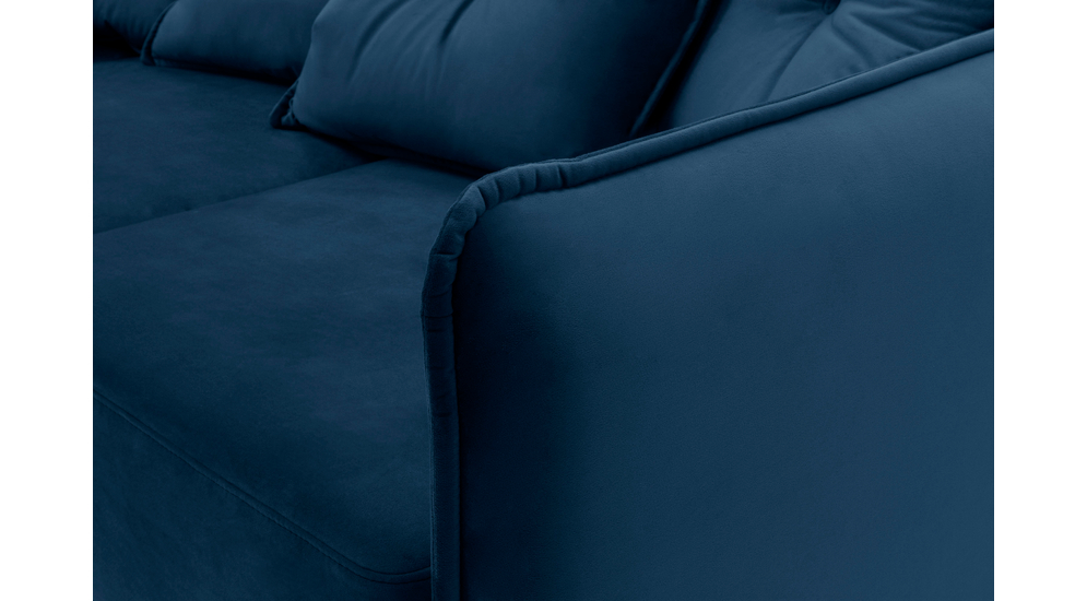 Sofa rozkładana niebieska SOLIS
