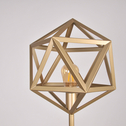 Lampa podłogowa geometryczna złota DENMARK
