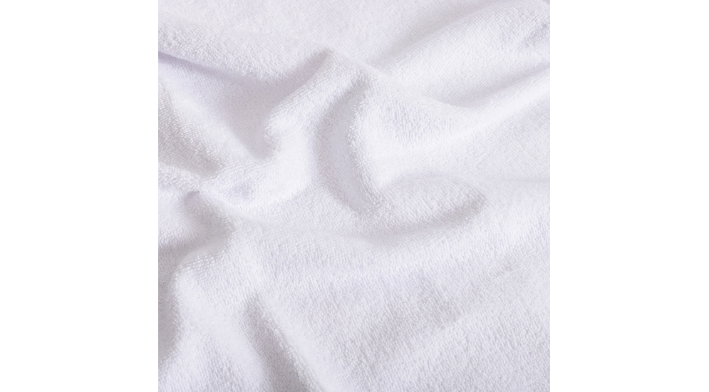 Ręcznik z bawełny o białym kolorze