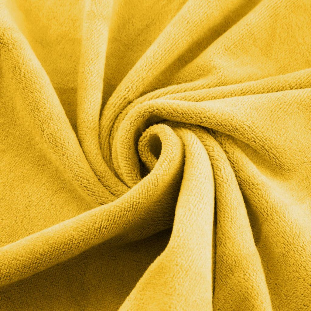 Ręcznik kąpielowy szybkoschnący musztardowy AMY 70x140 cm