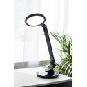 Lampa biurkowa LED z wyświetlaczem czarna ARTIS