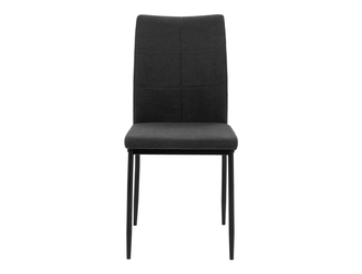 Krzesło tapicerowane czarne FANAI