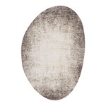 Dywan shaggy owalny taupe BORAS 160x230 cm