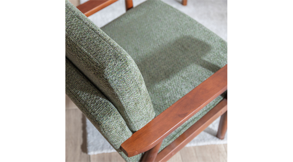 Fotel wypoczynkowy zielony CROXTA