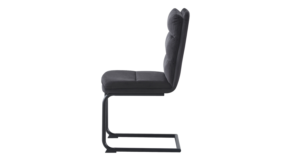 Krzesło tapicerowane JIVOX czarne