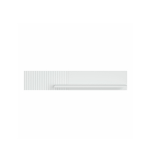 Półka wisząca biała minimalistyczna PLISSEE 140 cm