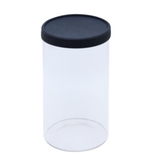 Szklany pojemnik z silikonową pokrywką 1 l