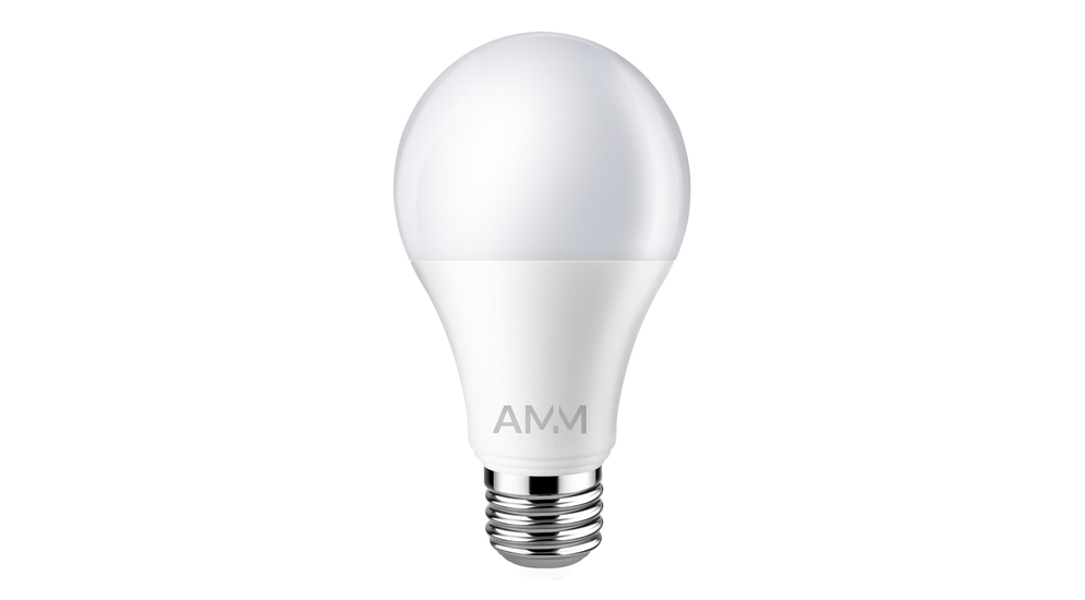 Żarówka AMM-E27-A60-4,9W-DW emituje światło o neutralnej barwie – 4000K i strumieniu 470 lumenów.