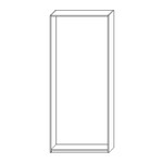 Korpus szafy ADBOX biały - typ II 100x233,6x35 cm