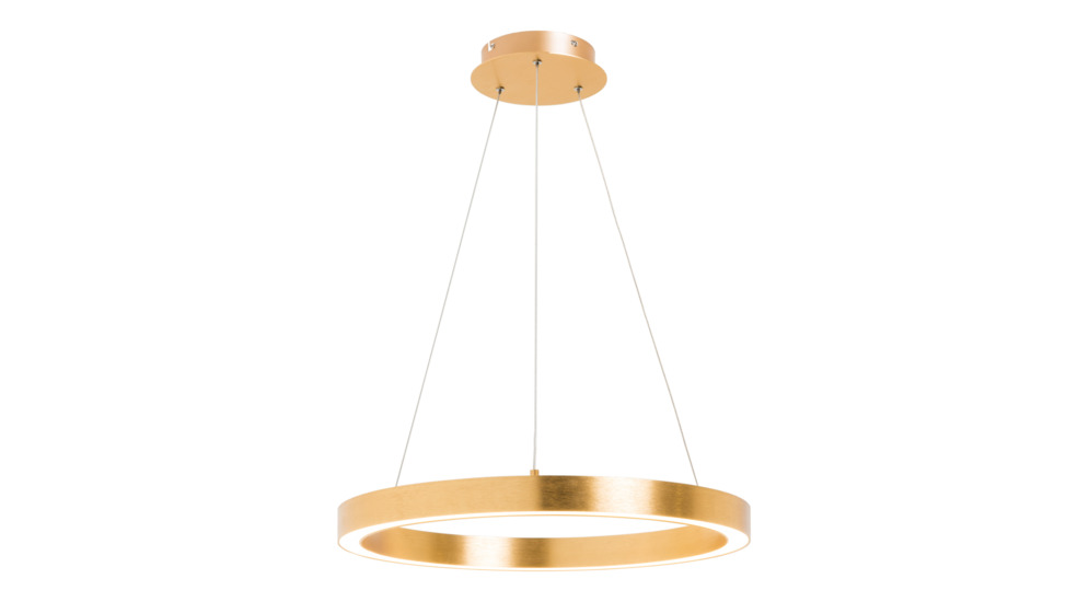 Lampa wisząca LED złota CARLO 60 cm