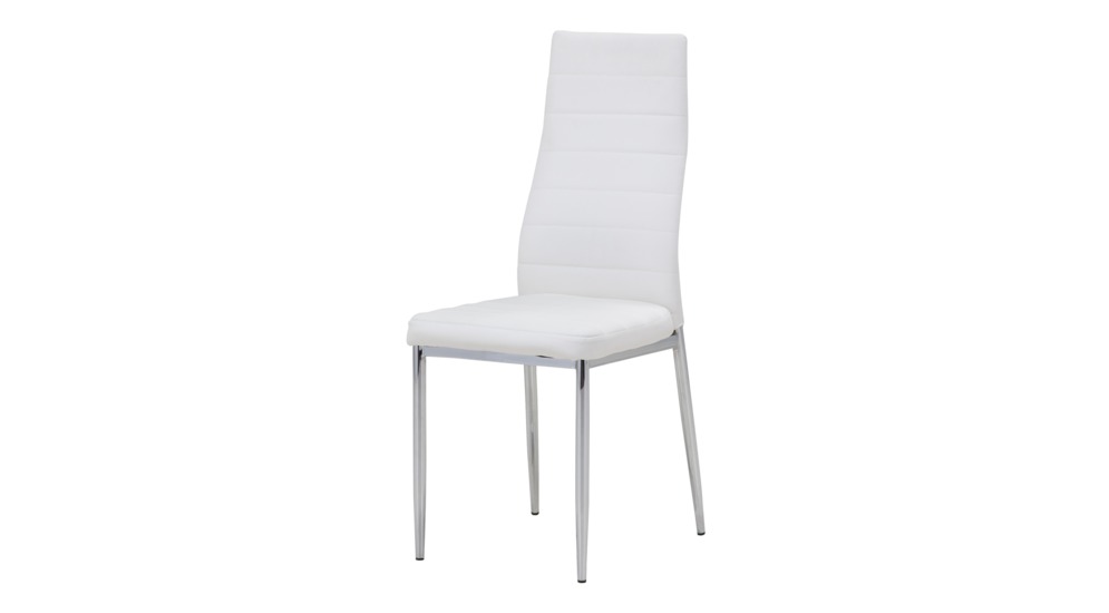 Krzesło ekoskóra białe DAVE