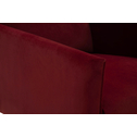 Fotel wypoczynkowy czerwony SEMPLI