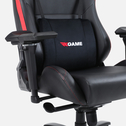 Fotel gamingowy czarno-czerwony MORAZI