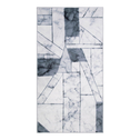 Dywan geometryczny szary marmur PUERTO 80x150 cm