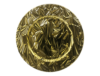 Talerz dekoracyjny złoty 33 cm