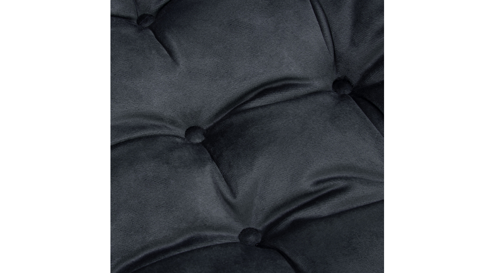 Poduszka siedzisko na krzesło ciemnoszara VELVIO 40x40 cm