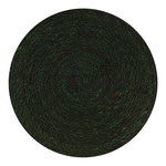 Podkładka okrągła czarna TRAWA MORSKA 27 cm