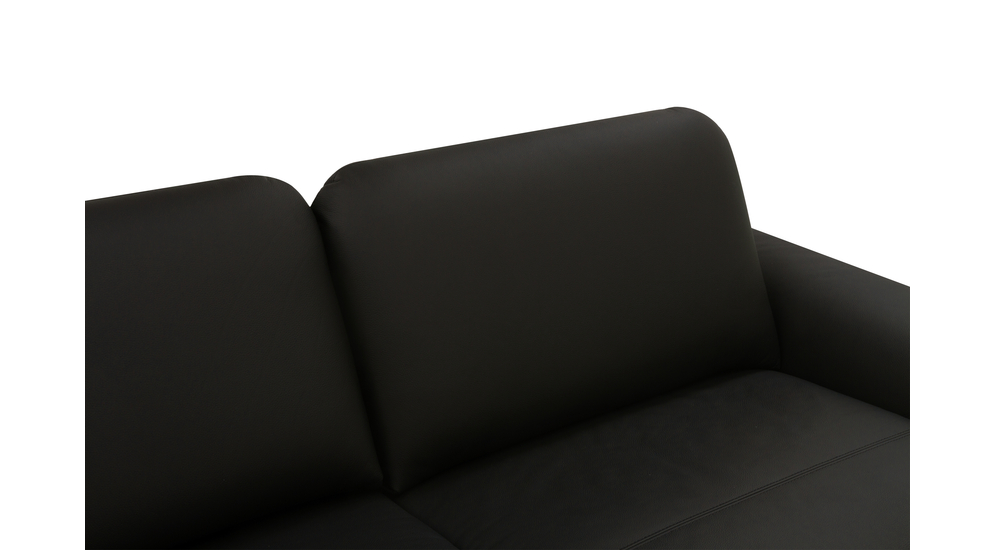 Sofa skórzana z dębowymi bokami TEXAS 219 cm