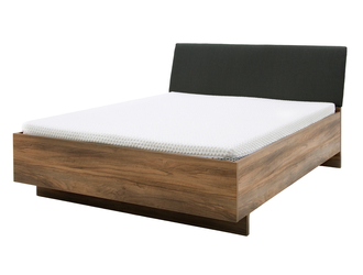 Łóżko z tapicerowanym zagłówkiem INFINITO 160x200 cm
