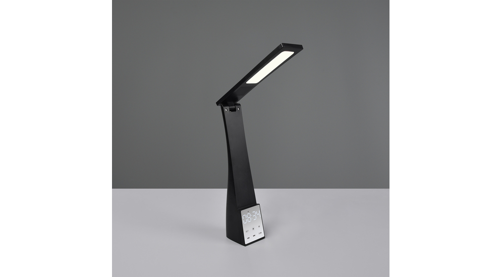 Lampka na biurko LED z zegarem i głośnikiem Bluetooth LINUS