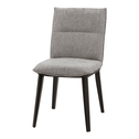 Krzesło tapicerowane szare RUFUS
