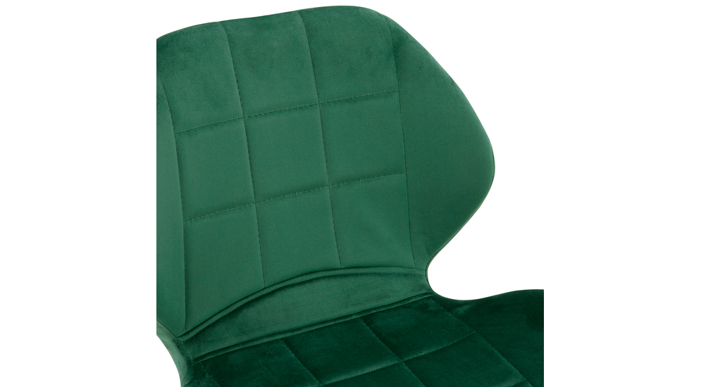 Krzesło tapicerowane zielone WILLOW