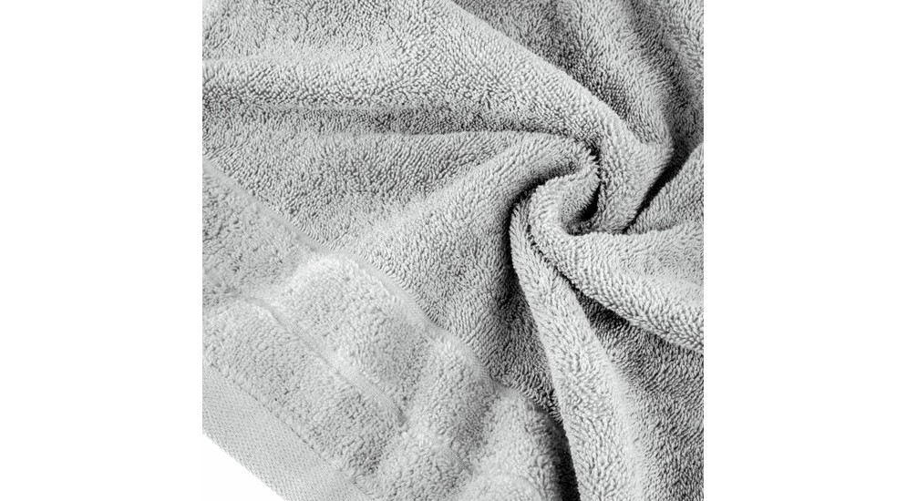 Ręcznik bawełniany szary DAMLA 50x90 cm