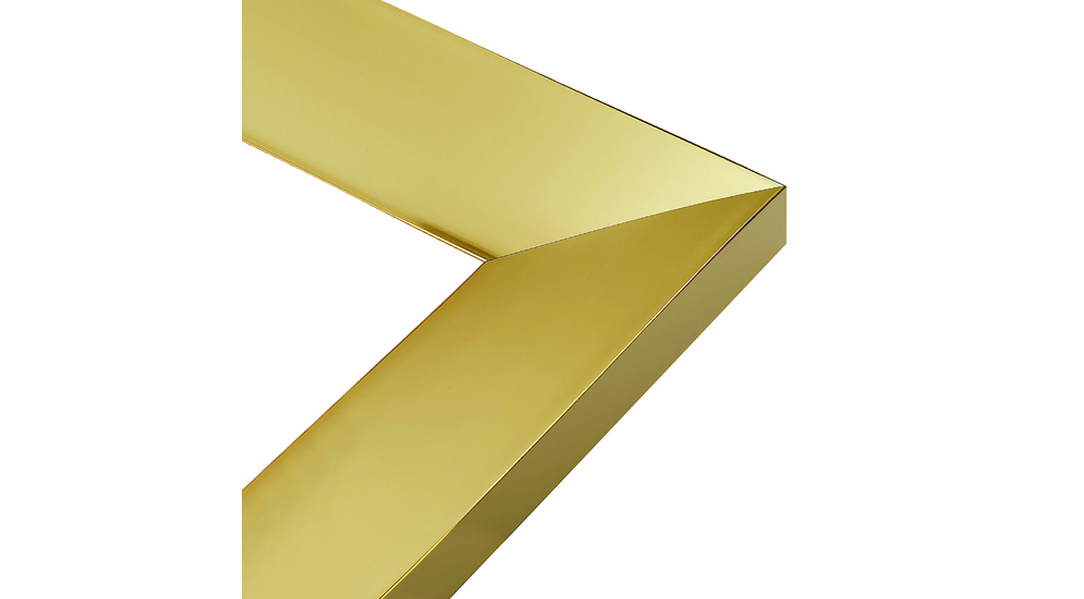 Lustro w złotej ramie MILANO 50x100cm