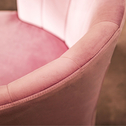 Fotel obrotowy różowy CENERE