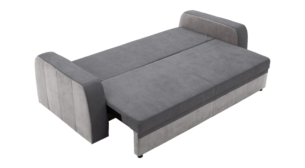 Dwukolorowa sofa NESSI to idealne rozwiązanie do niewielkich pomieszczeń. 

2 odcienie szarości doskonale wpasują się w nowoczesne aranżacje.
Postaw przed sofą szklany stolik kawowy, a na podłodze połóż miękki dywan - kącik wypoczynkowy gotowy.