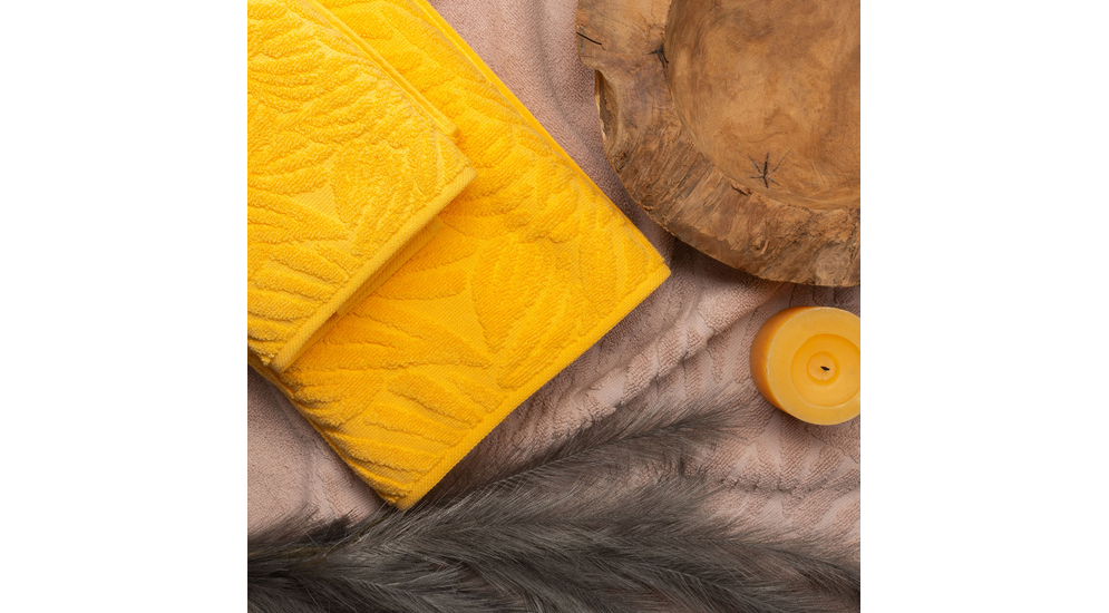 Ręcznik żółty DALIA 50x90 cm