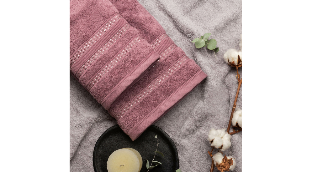 Ręcznik różowy JUDY 50x90 cm