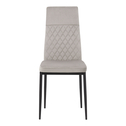 Krzesło tapicerowane welurowe AGENO