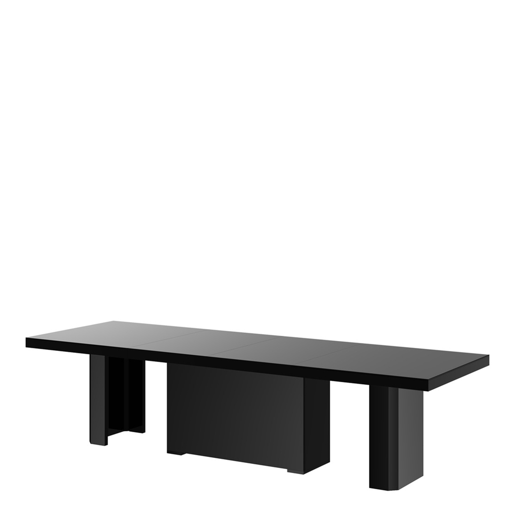 Stół KOLOS MAX czarny wykończony w połysku.